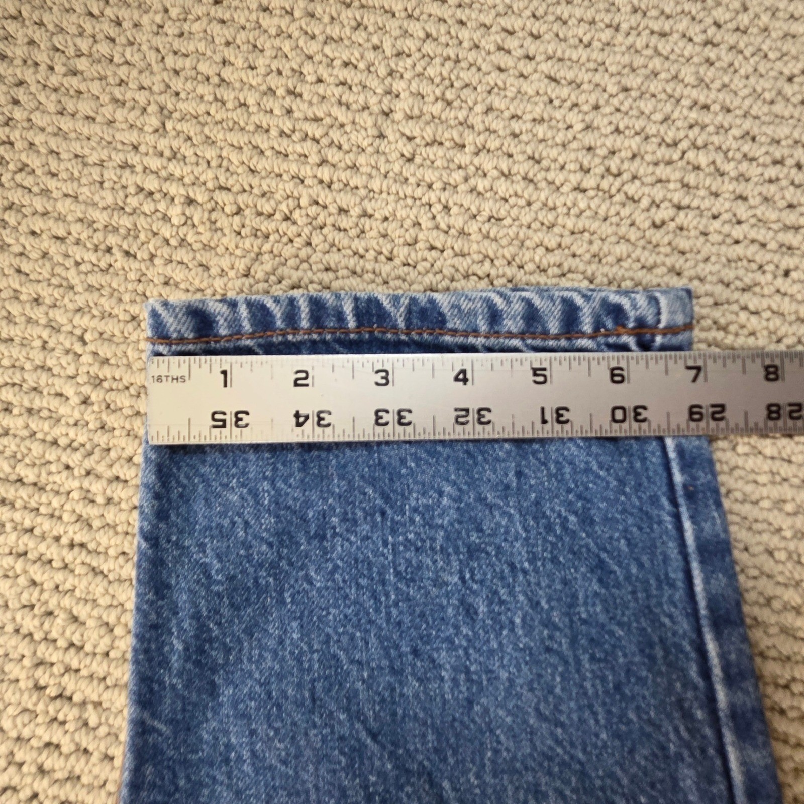Vintage PS Gitano Jeans High Waist Tapered Leg Denim Blue Womens 34×27