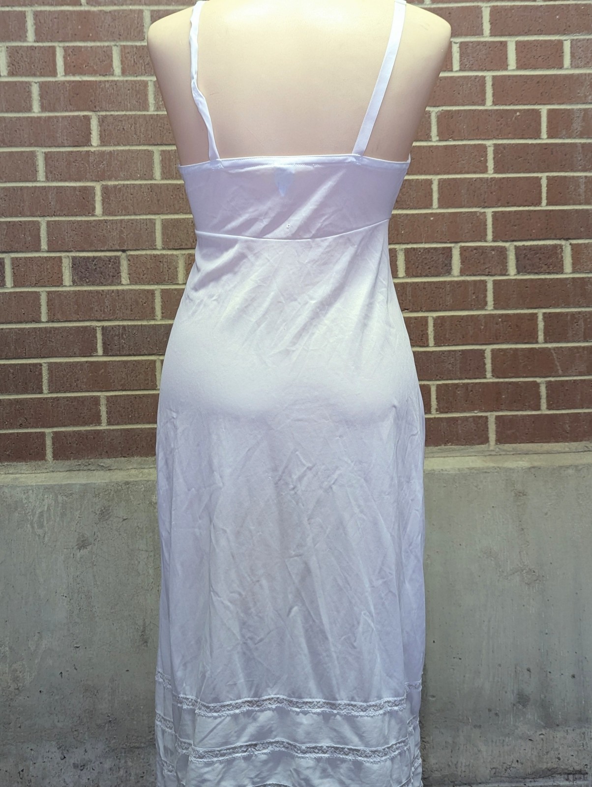 Vintage Aristocraft by Superior Lace Hem Slip Dress Romantic Coquette Sleepwear