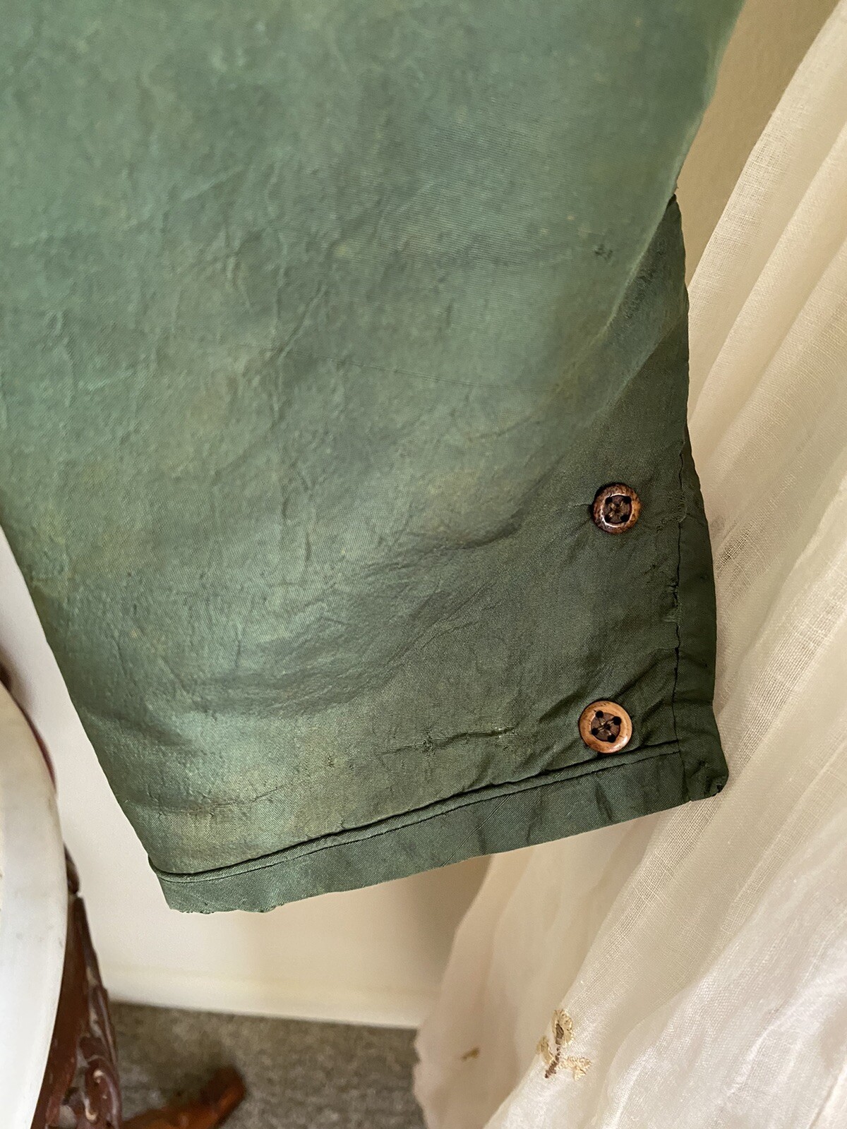 Rarest 1825 Regency Spencer Jacket Rich Emerald „Arsenic” Green Museum Quality!