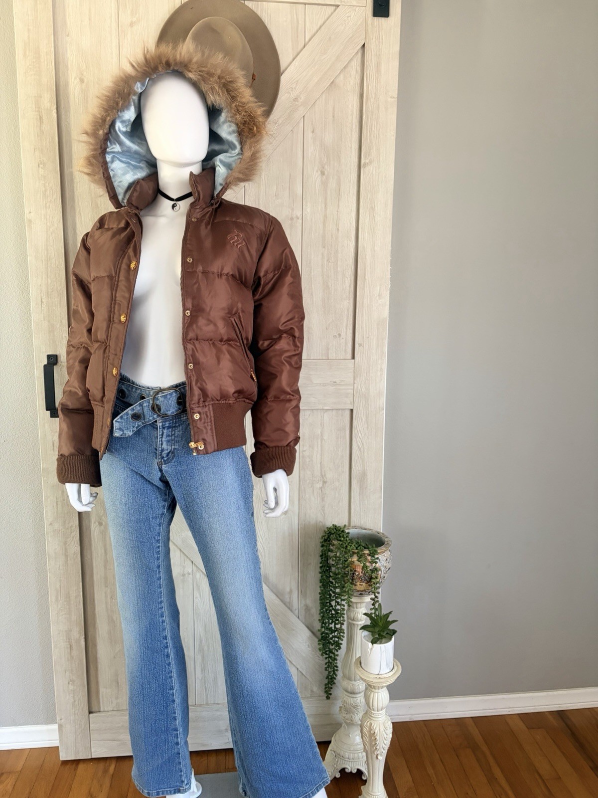 Vintage Y2K RocaWear Down Puffer Jacket