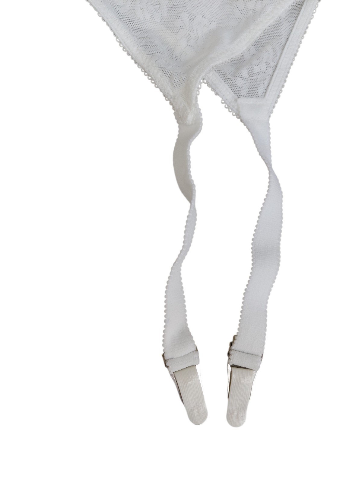Vintage Garter Belt Size L White