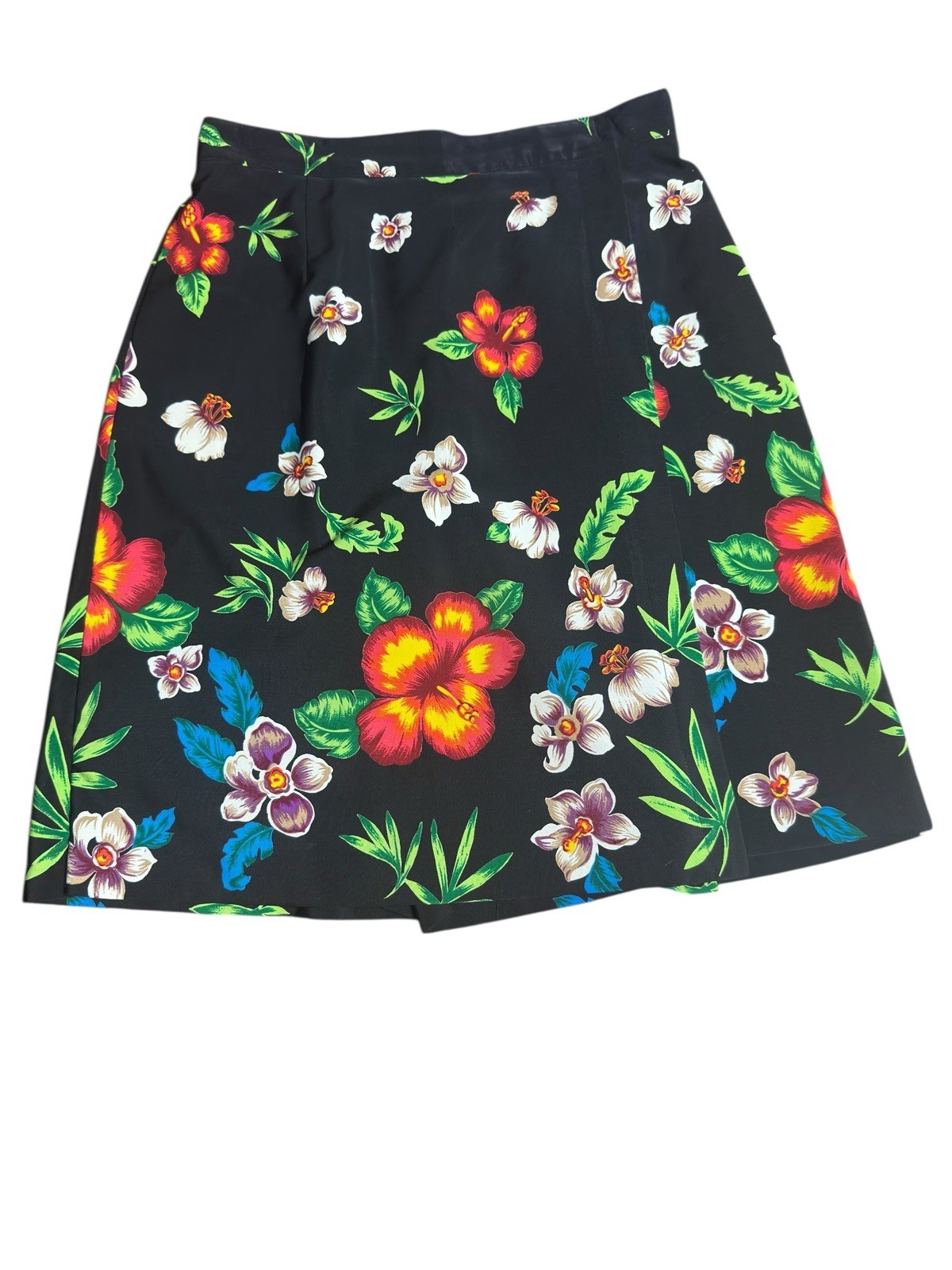 Worthington Floral Women’s Skort Size 12 Hawaiian ￼Pull On Made in USA Vintage