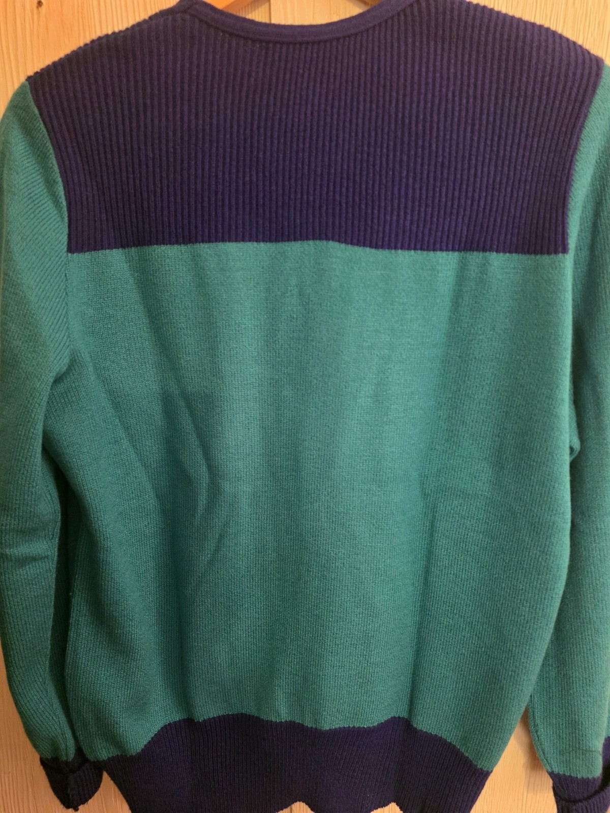 1980 2pcs.Vintage Colorful VIVANTI Padded SWEATER & SKIRT Size 14 Made In USA.