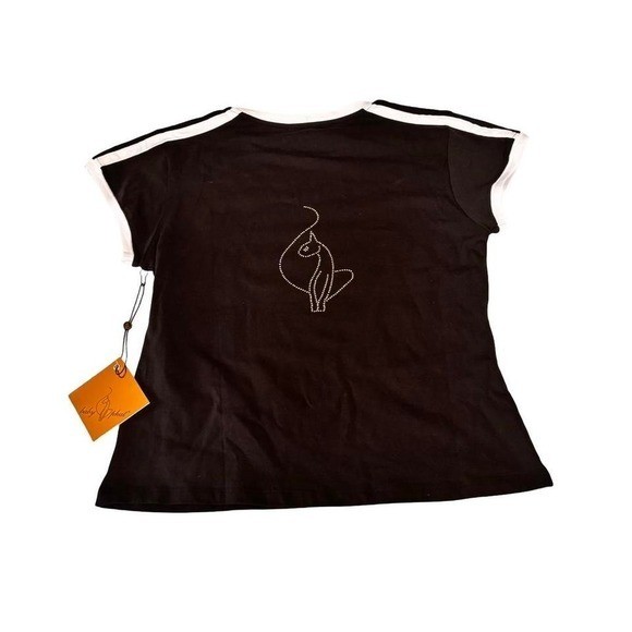 Y2K BABY PHAT BLING SPORTY MCBLING TOP LARGE NWT