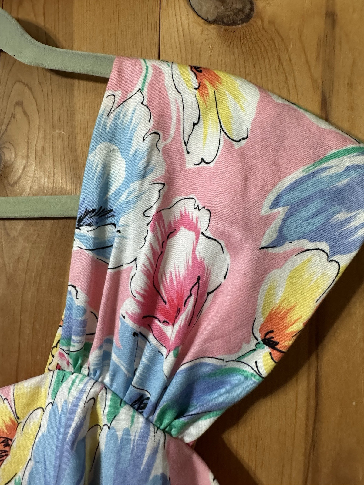 VTG Women’s Floral Midi Dress XS/S Bust 33” (flaws) Easter & Summer/Spring