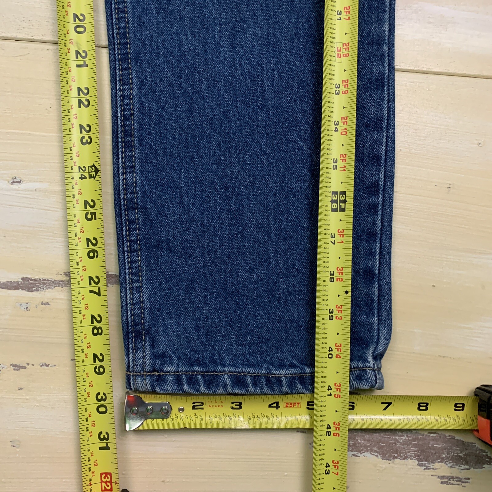 BUGLE BOY: Vtg 80s-90s High Waist Tapered Mom Faded Blue Jeans, Womens 10 x 30 L