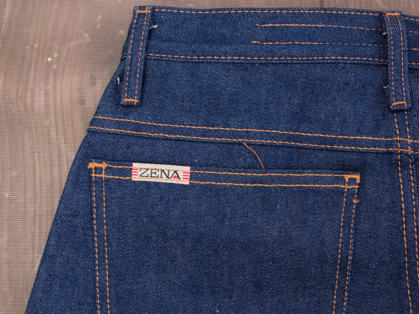 VTG Women’s 80s 90s NOS ZENA Jeans Sz 30″ 1980s 1990s Dark Wash High Waist