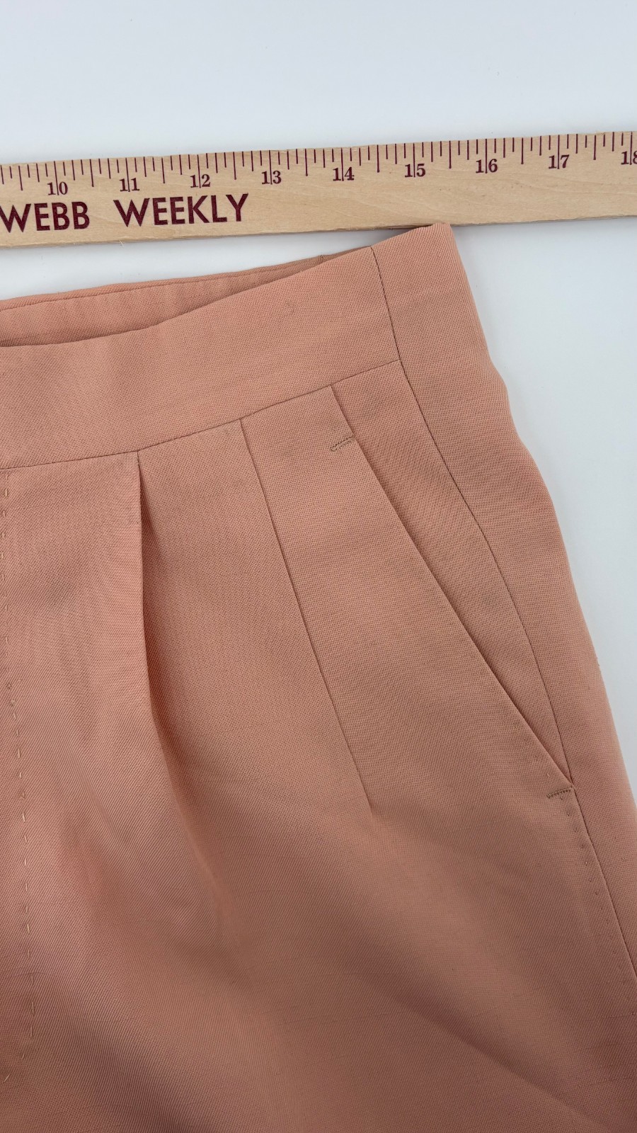 The T Barry Knicker Co. Golf Pants Womens Light Pink Pleated Buckle Belt Vintage