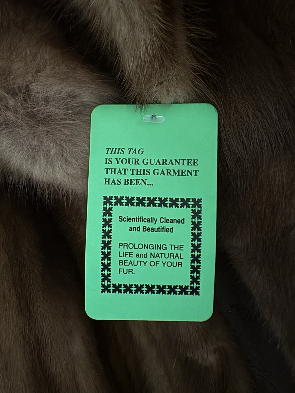 1950s Mink Coat Fox Collar, M, Furs by Clyde Burtrum, (now James Clyde Burtrum).