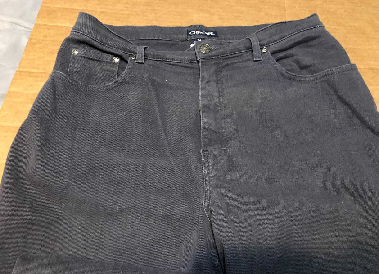 Vintage CHEROKEE Womens Dark Gray Jeans – Size 14