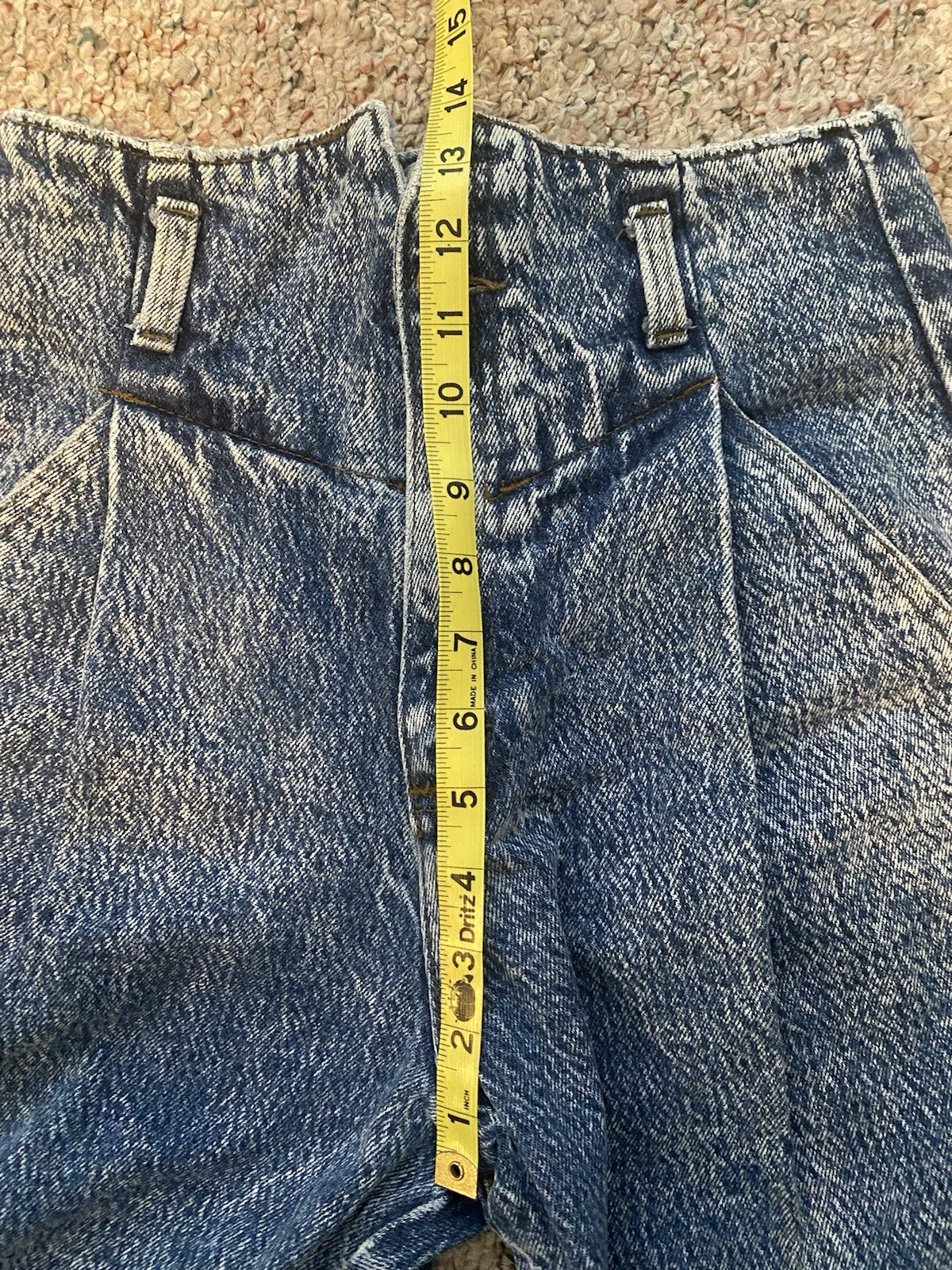 VINTAGE Women’s Zena Jeans High Rise Pleated Med Wash Size 7 Mom Jeans 80s