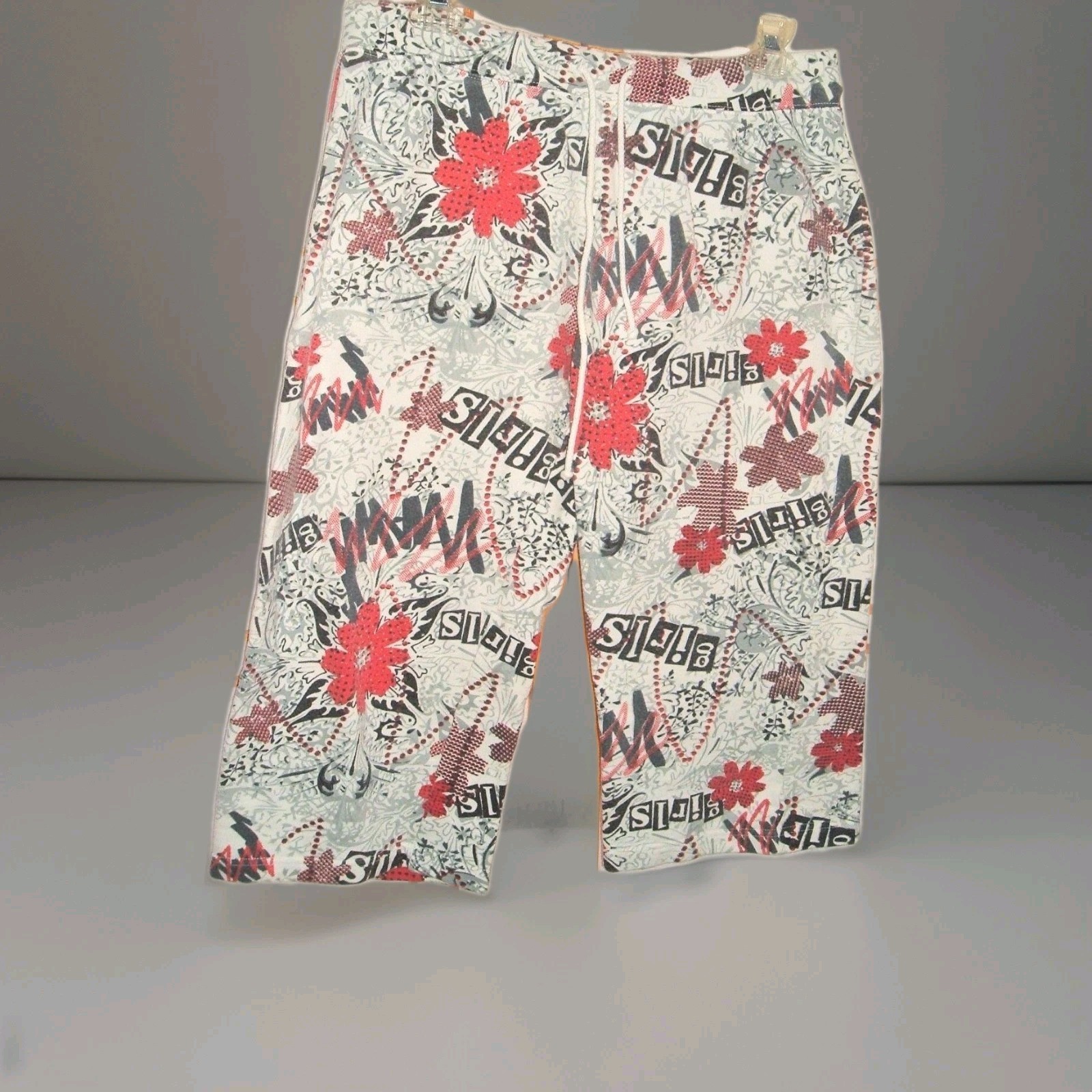 Vtg capri pants INSTANT ACTION Girls girls Workout drawstring Athleisure 90s