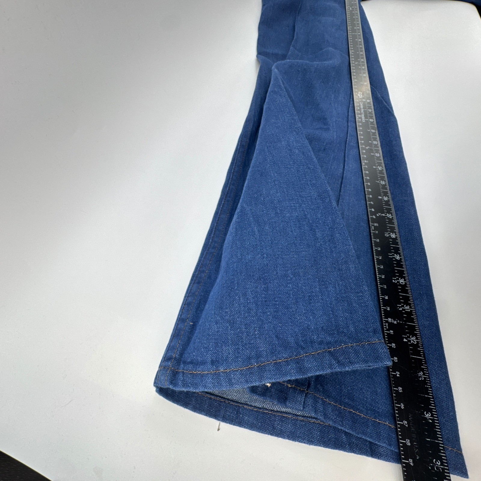 Jacques Moret Jeans Women’s 5 Blue High Waist Wide Leg Denim NWT Vintage 80s