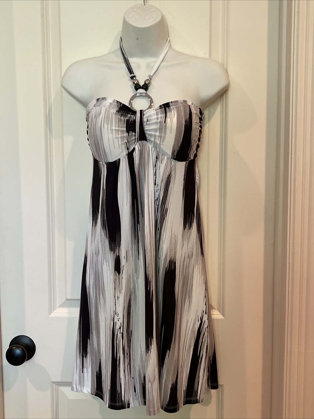 VINTAGE CRISTINA LOVE BABYDOLL FAIRY GRUNGE Y2K 2000s HALTER DRESS MEDIUM