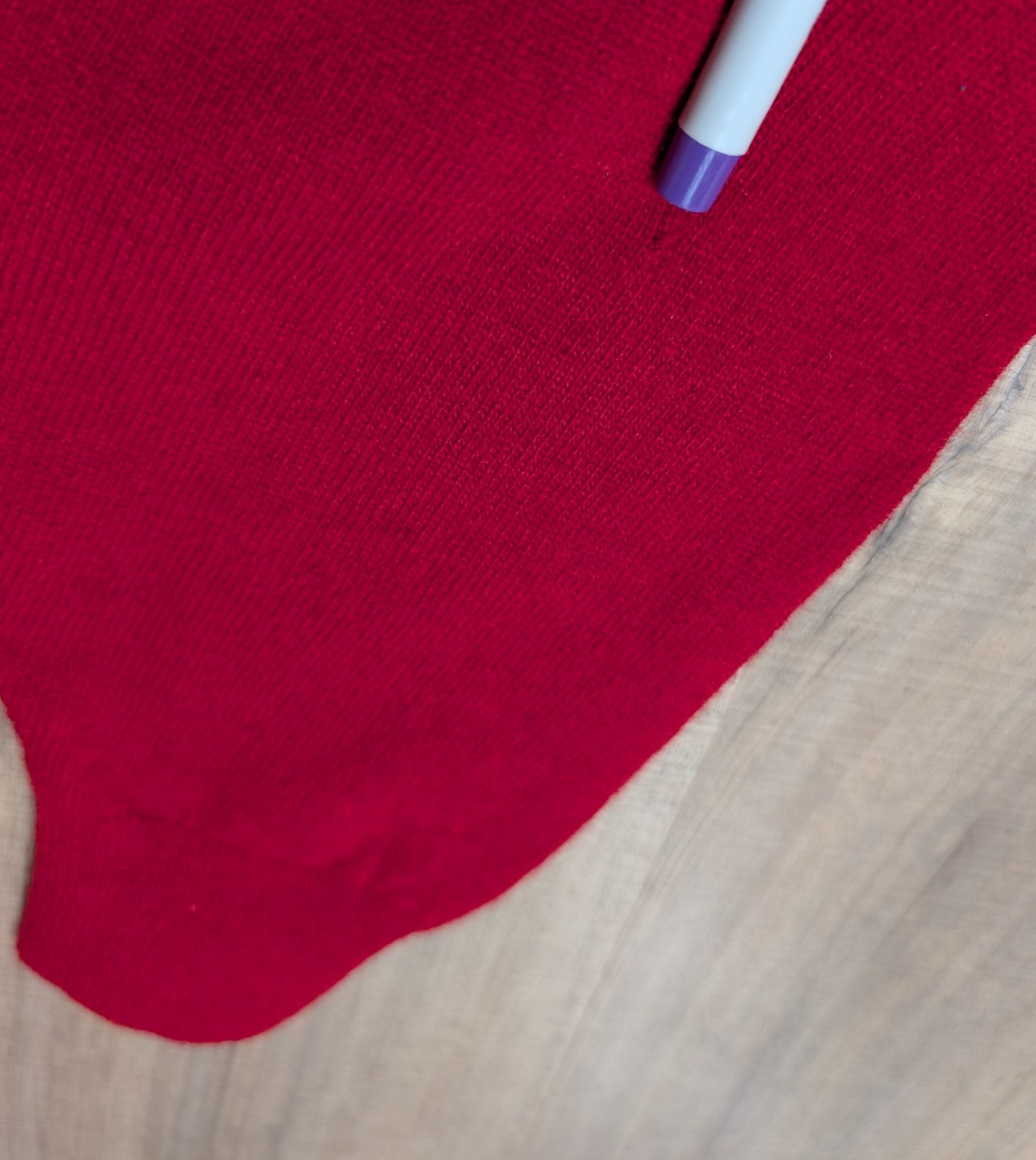 Vintage 80s The Scotch House Size S/M Sweater Dress Midi Red Lambswool Scotland