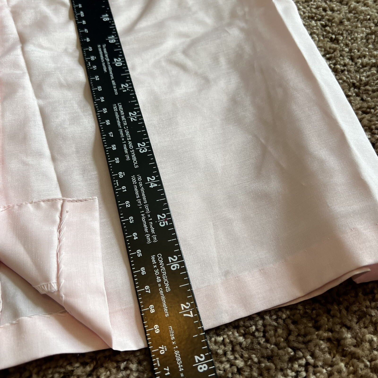 Vintage 70s Silkhana by Lady Manhattan Blouse Womens 14 Peach Pink