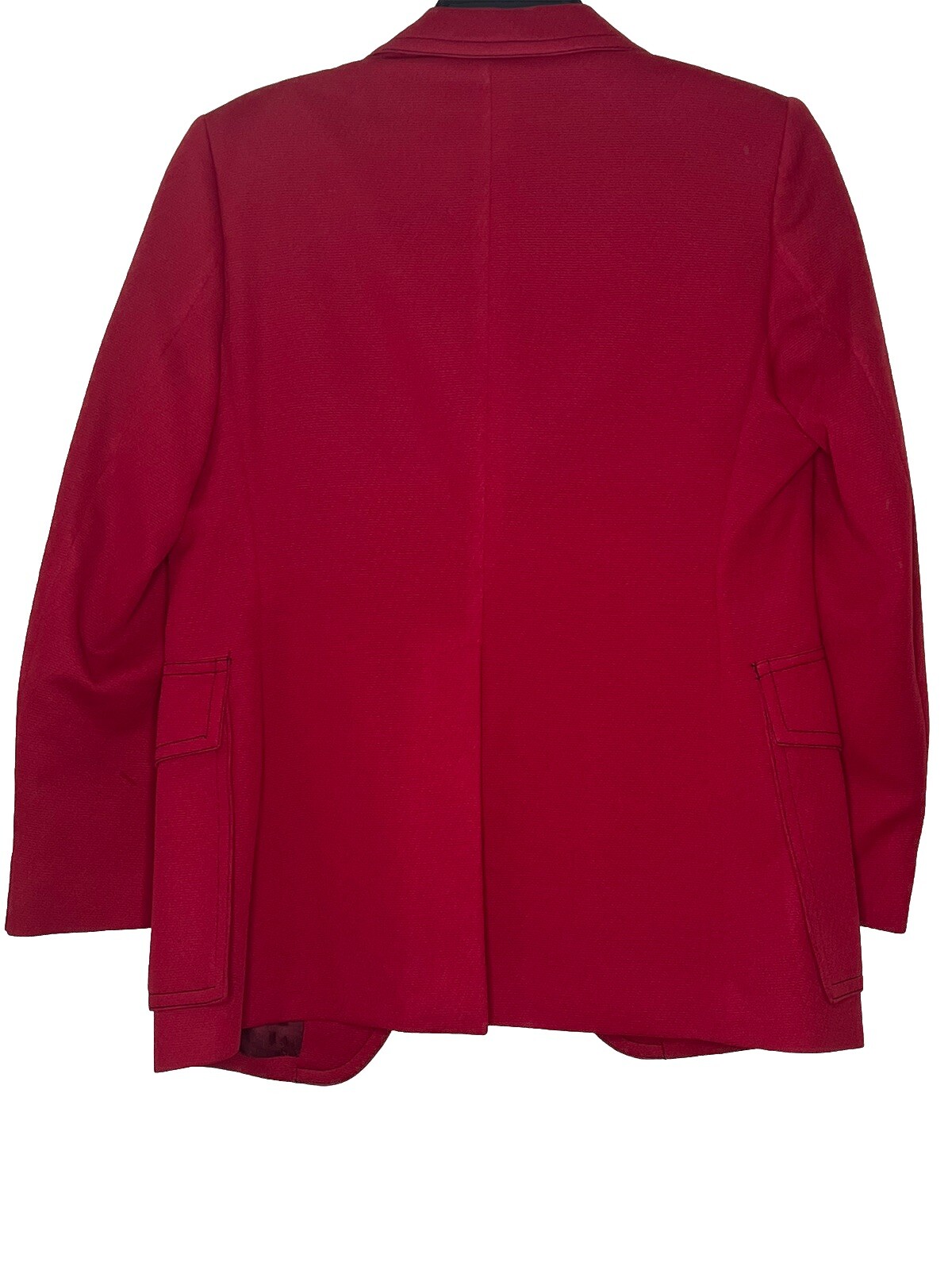 VTG Blazer HISPACOR Arturo Red Sz 40 S Original Tag Found In Pocket Fully Lined
