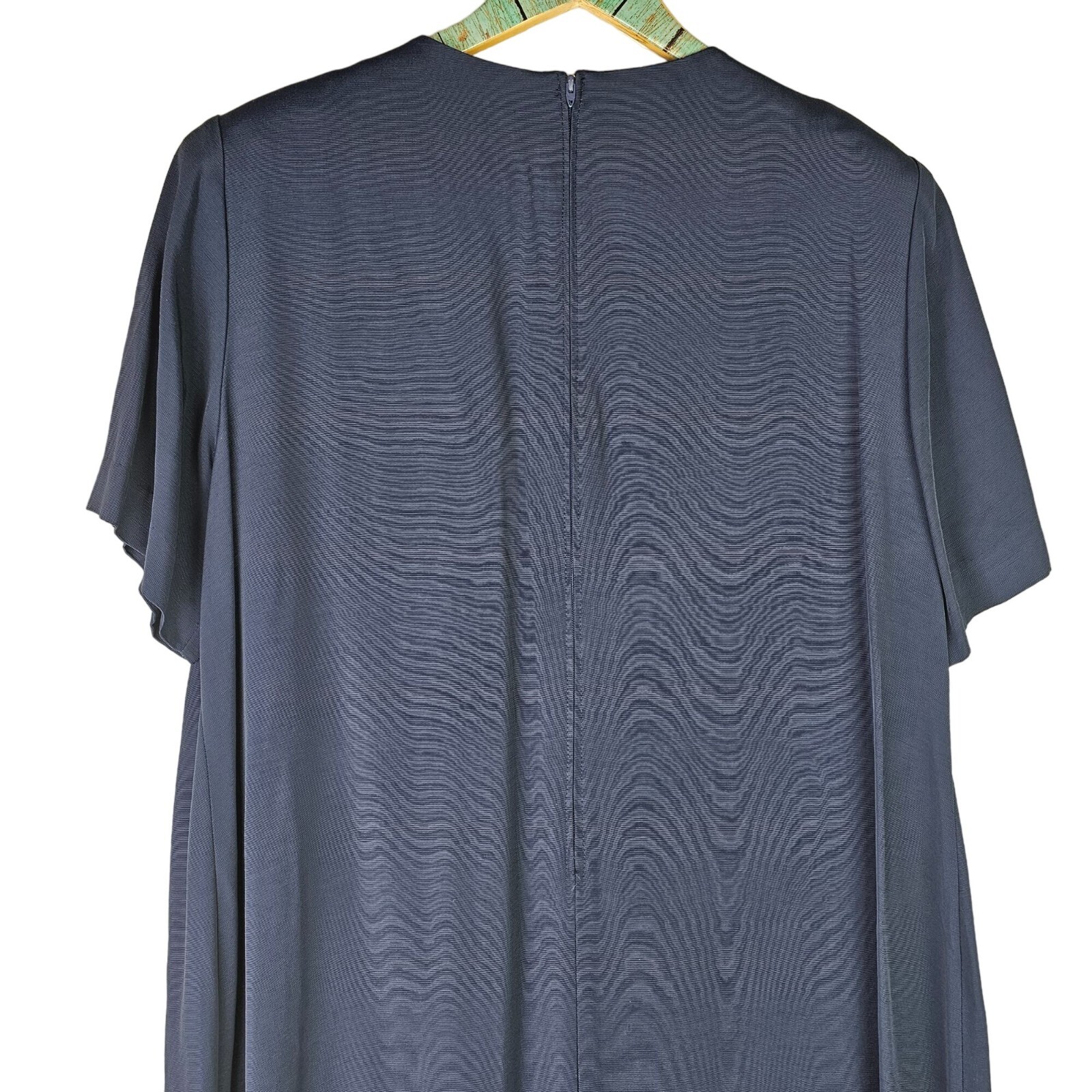 Vintage 90’s S.L. Fashions Crested Pocket Button Pleated Drop Waist Dress, 18WP