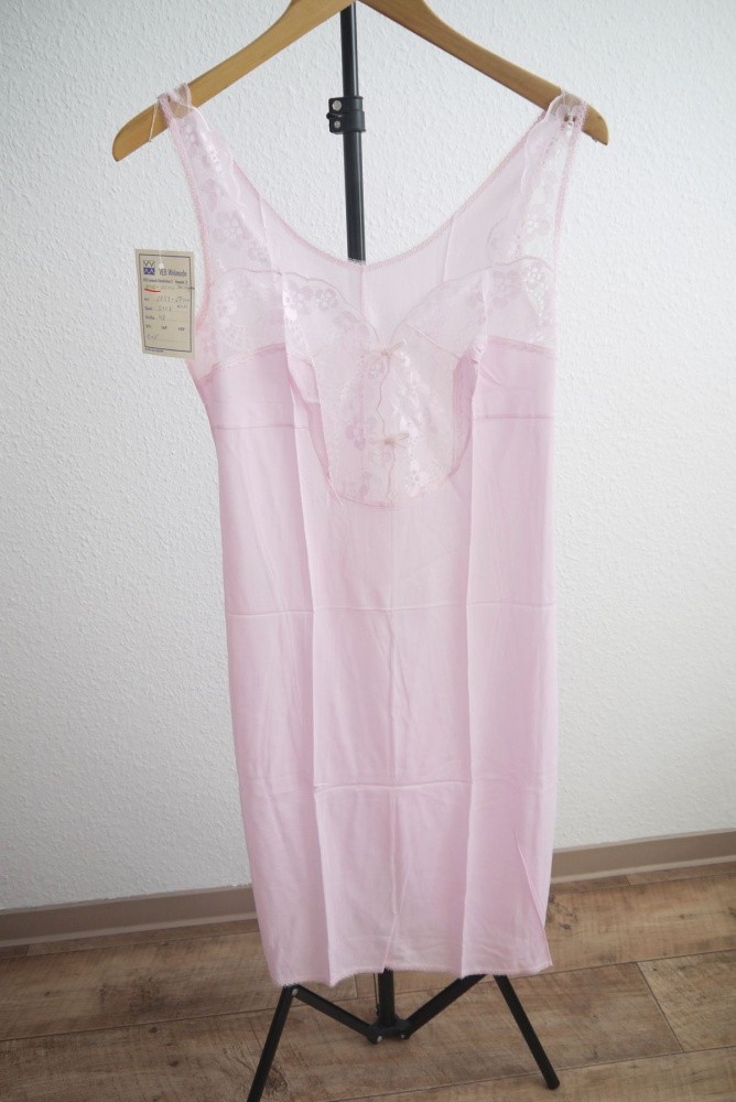 Negligee GDR women VEB knitted fashion vintage nightgown underskirt underskirt
