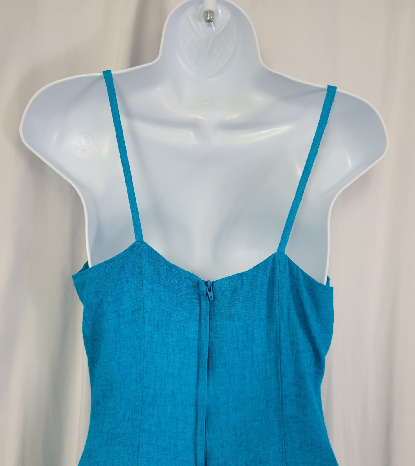 Vintage Switch USA Turquoise Blue Mini Dress Size 5