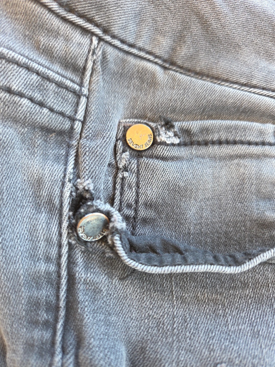 Classic Woman’s Skinny Style Size 12 Jeans Heavy Embroideredy On Both Legs