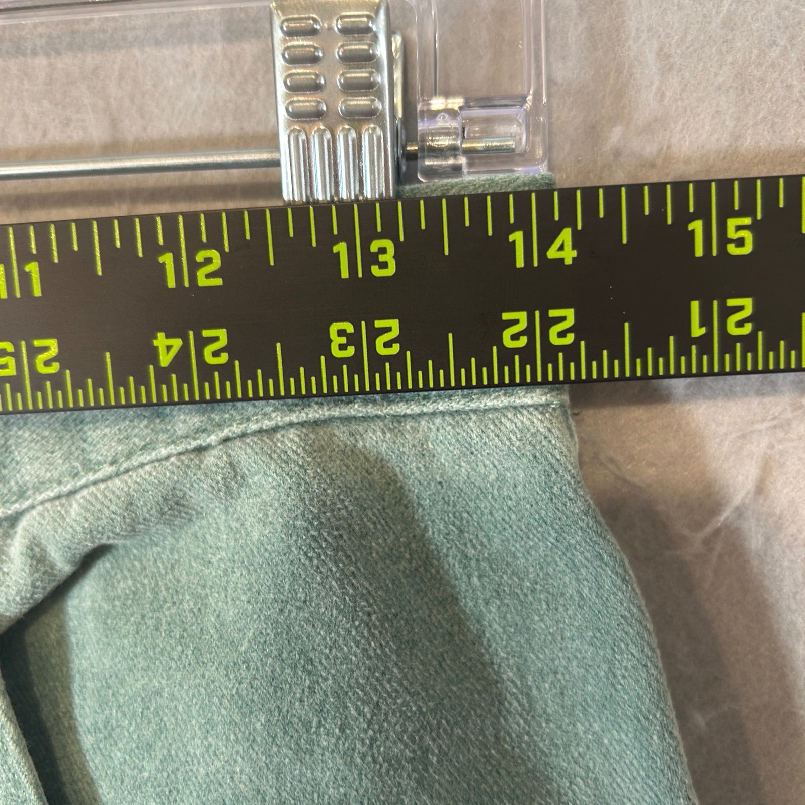Vintage No Excuses Size 11/12 Green Mom Jeans High Waisted
