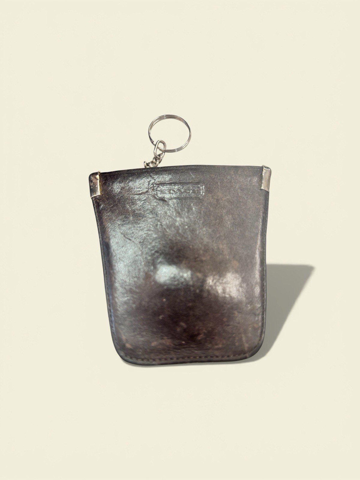 Vintage Coach squeeze key pouch