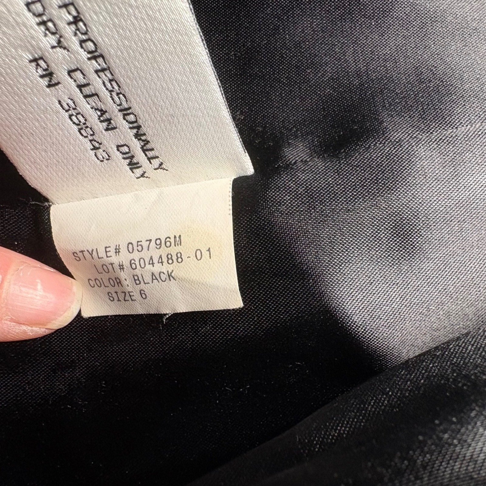 VTG Larry Levine Cashmere Wool Blend Coat Womens Size 6 Black Chic Old Money 90s