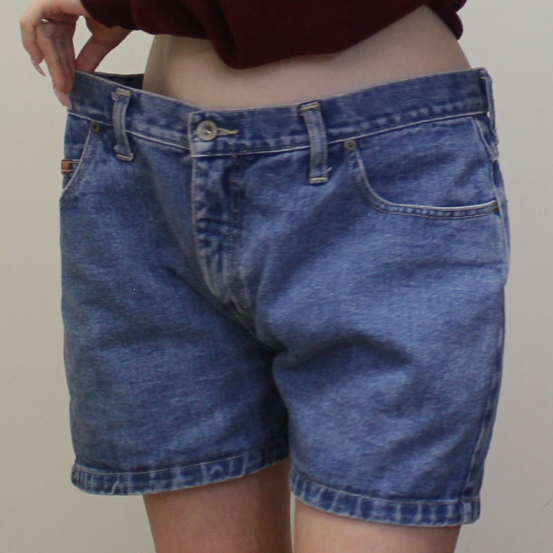 Vintage 90s Jean Shorts by No Excuses Blue jeans