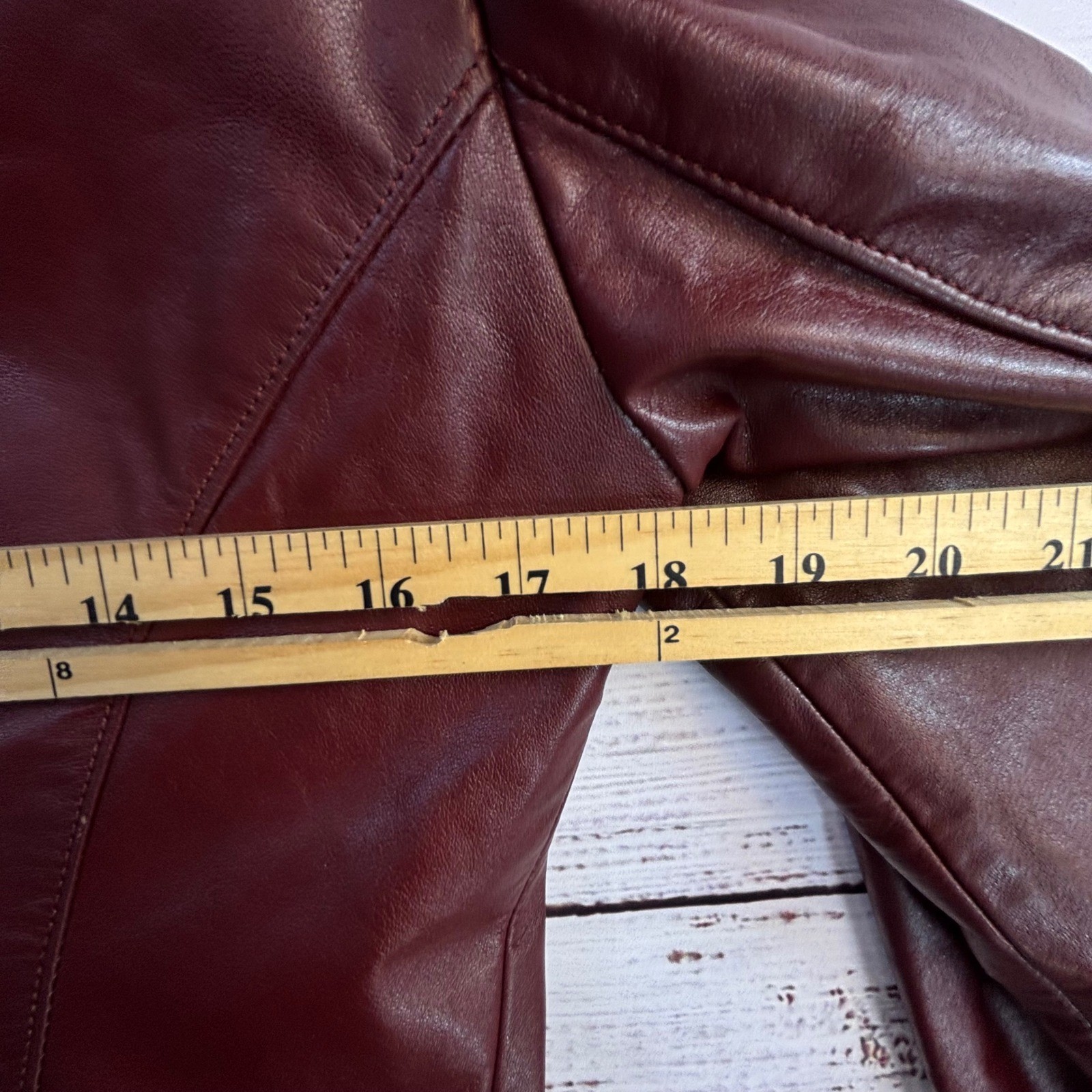 Vtg Dark Academia Equestrian Leather Blazer Etienne Aigner 12 Burgundy Oxblood
