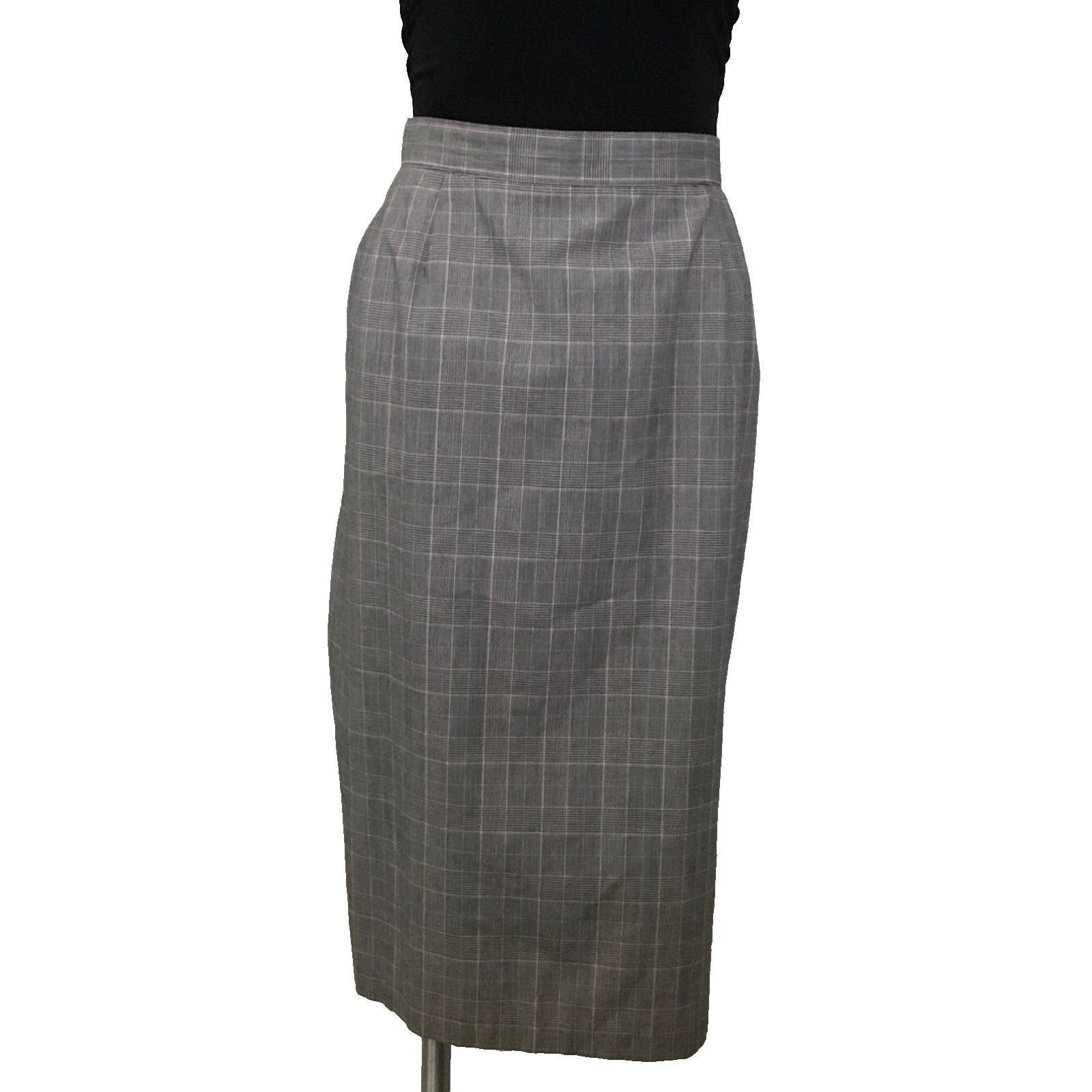 Vintage 80’s Casablanca II Union Made Plaid Checkered Skirt