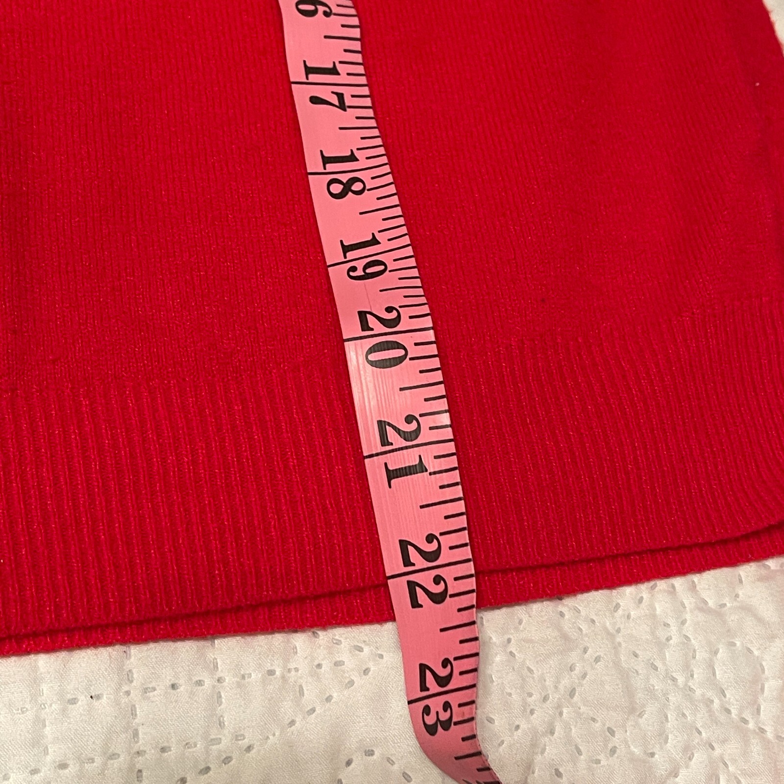 Designers Originals Red Wool Blend Sweater Womens S USA Vintage