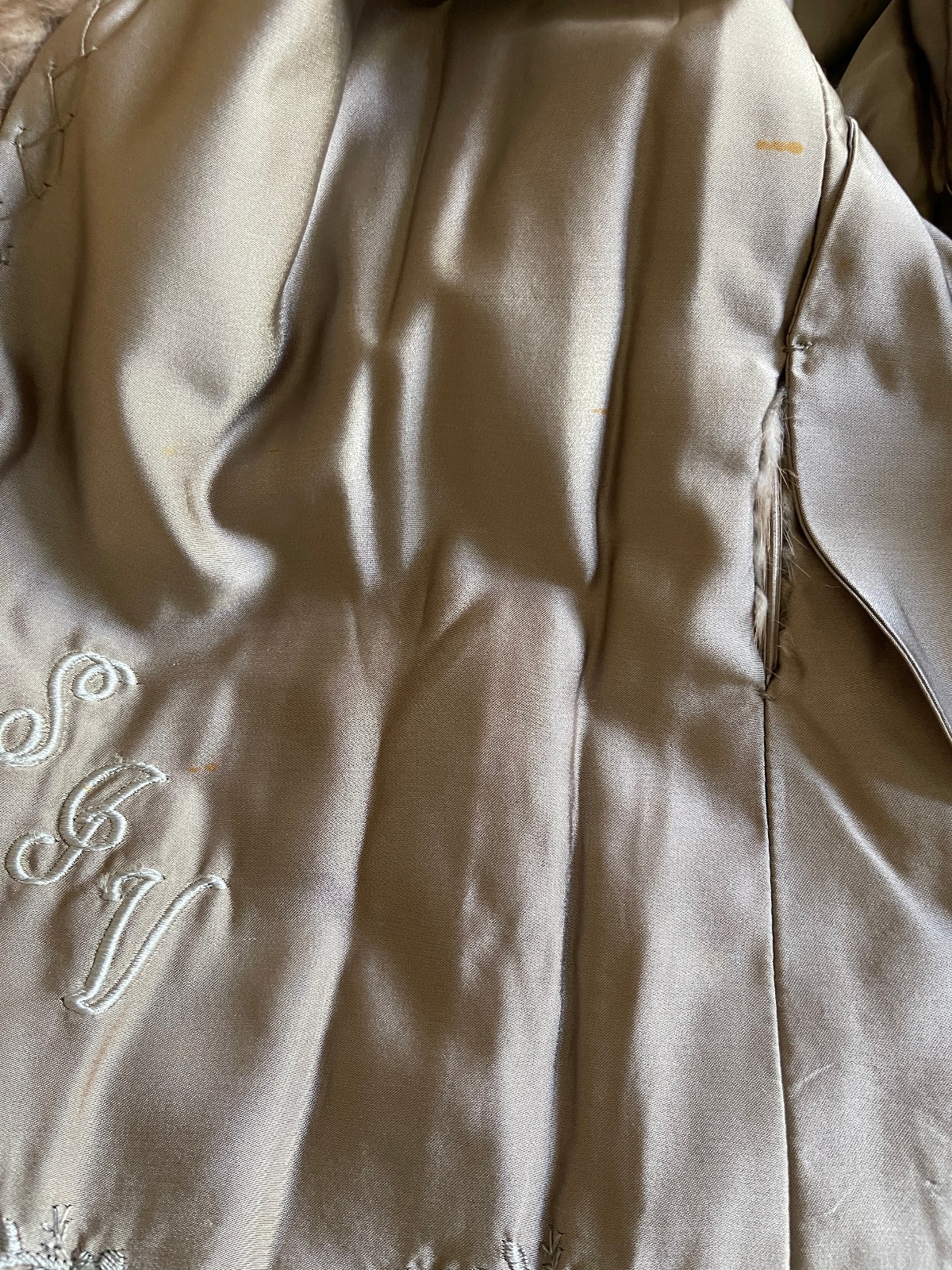 1970 Genuine Mink Jacket 3/4 Length Albrechts High End Furrier Orig Bag Belt M/L