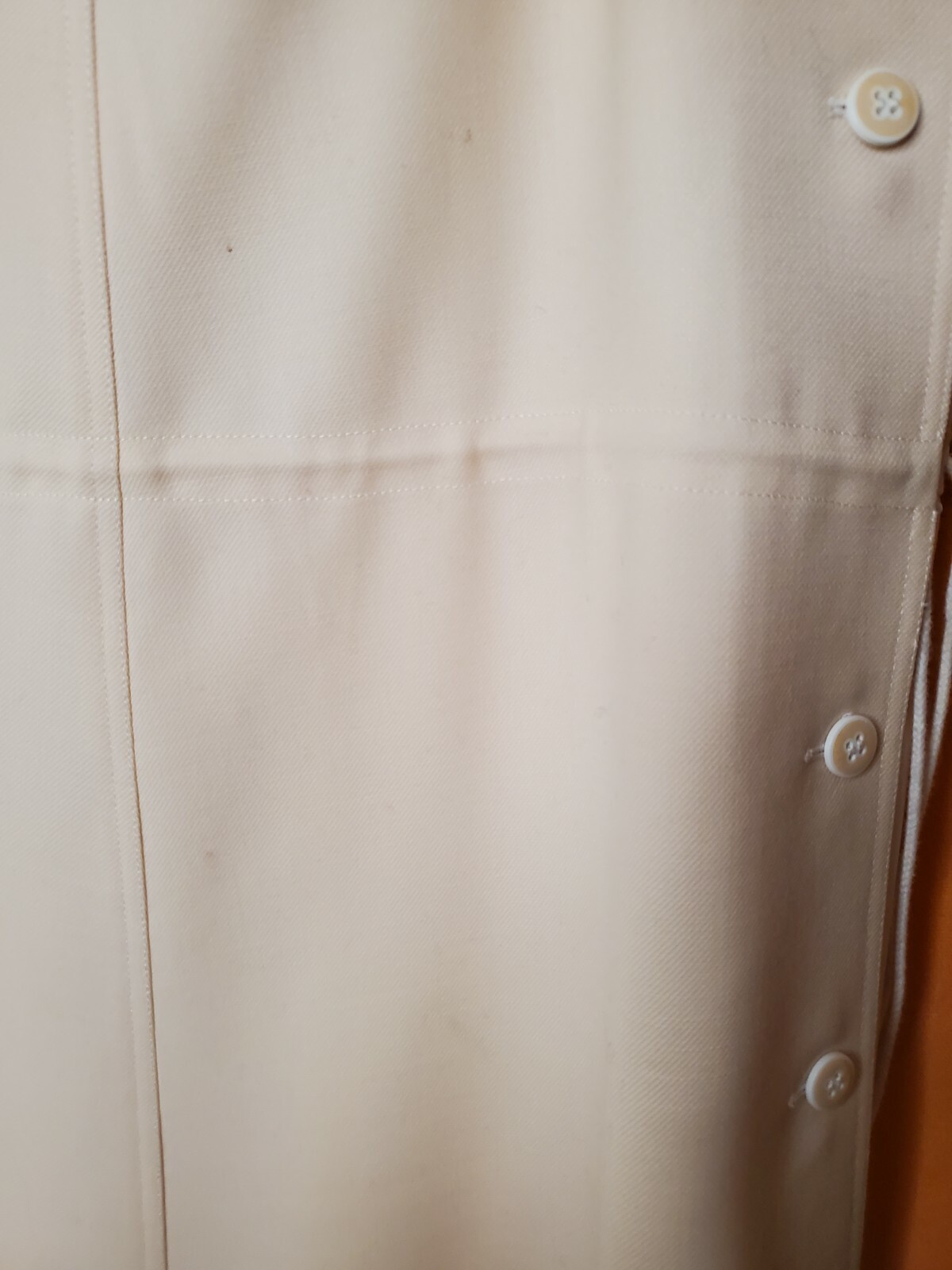 COURREGES c.1970’s Hyperbole Wool Beige Sleeveless A-Line Jumper Dress