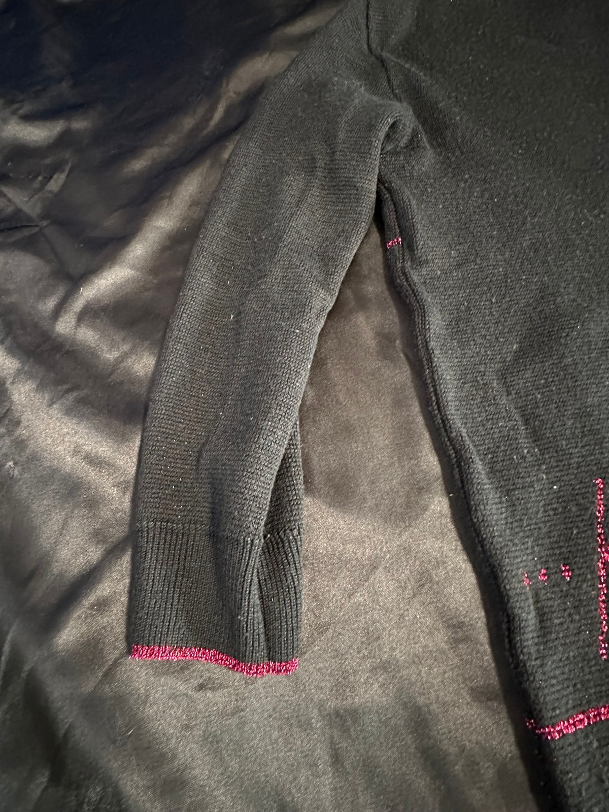 Mondi Vtg LINEA „For a new time” Women’s Sweater Size L Pink Metallic Germany