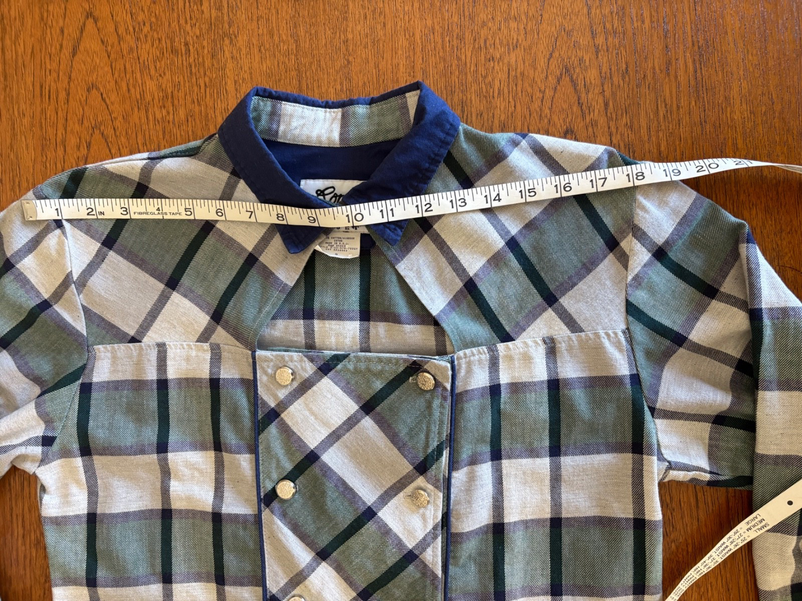Vintage 80s 90s Roper Sport Western Wear Shirt Plaid Pearl Rodeo M/L Rockabilly
