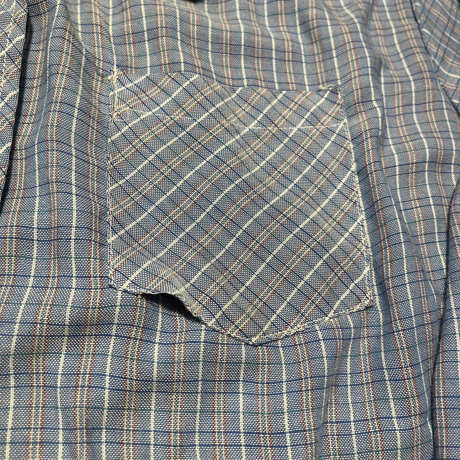 Vintage 60s/70s Women’s Button Up Single Stitch Shirt Lady Oak Hill *See Descr.