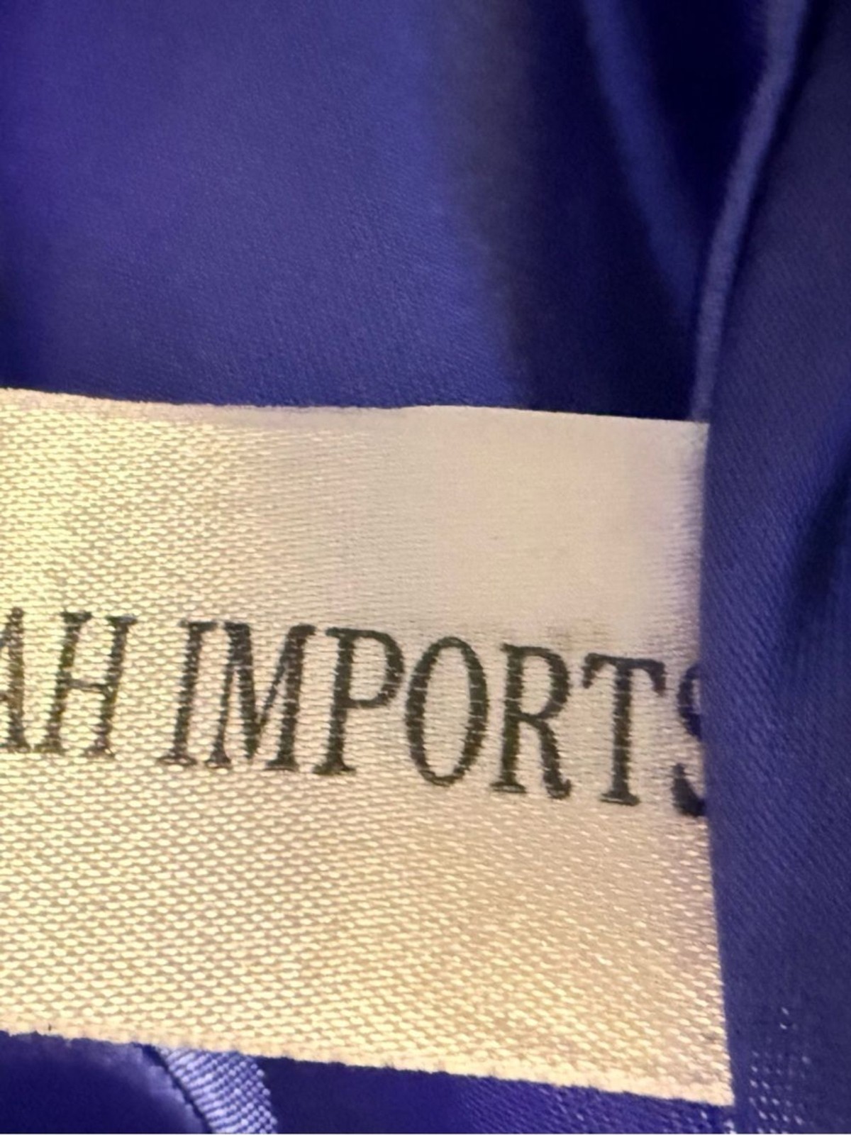 Vintage Nicole By J Farah Imports Satin Bomber Jacket