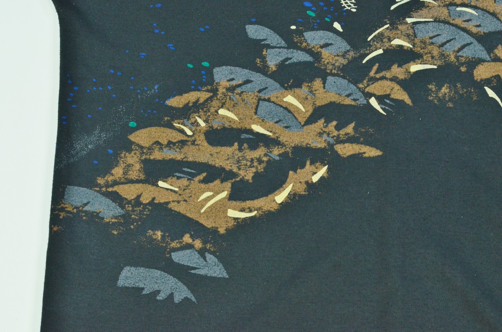 Vintage 80’s Blowout LA Black Gray 1920’s Flapper Woman Graphic Top Sweatshirt