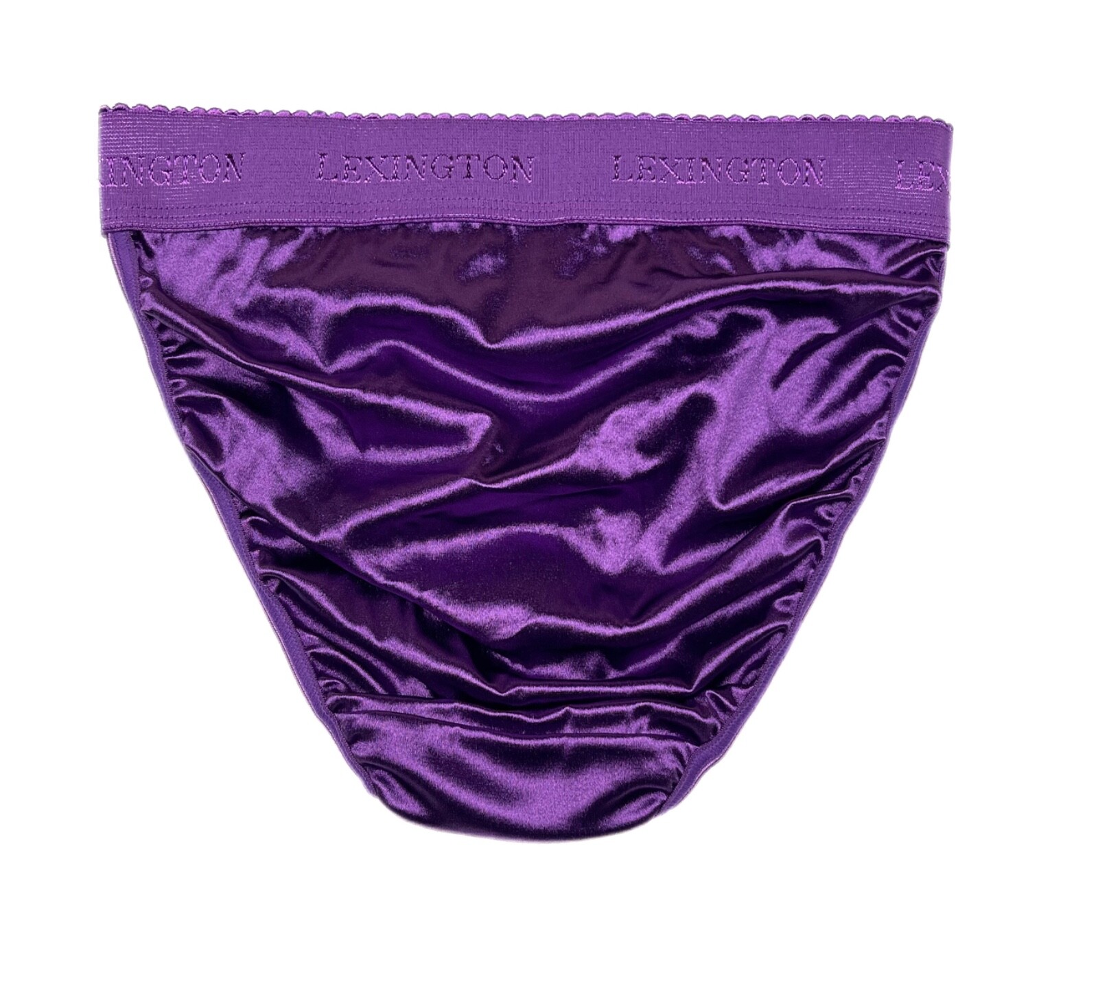 Rio Second Skin Satin Panty Wide Waistband Purple XL