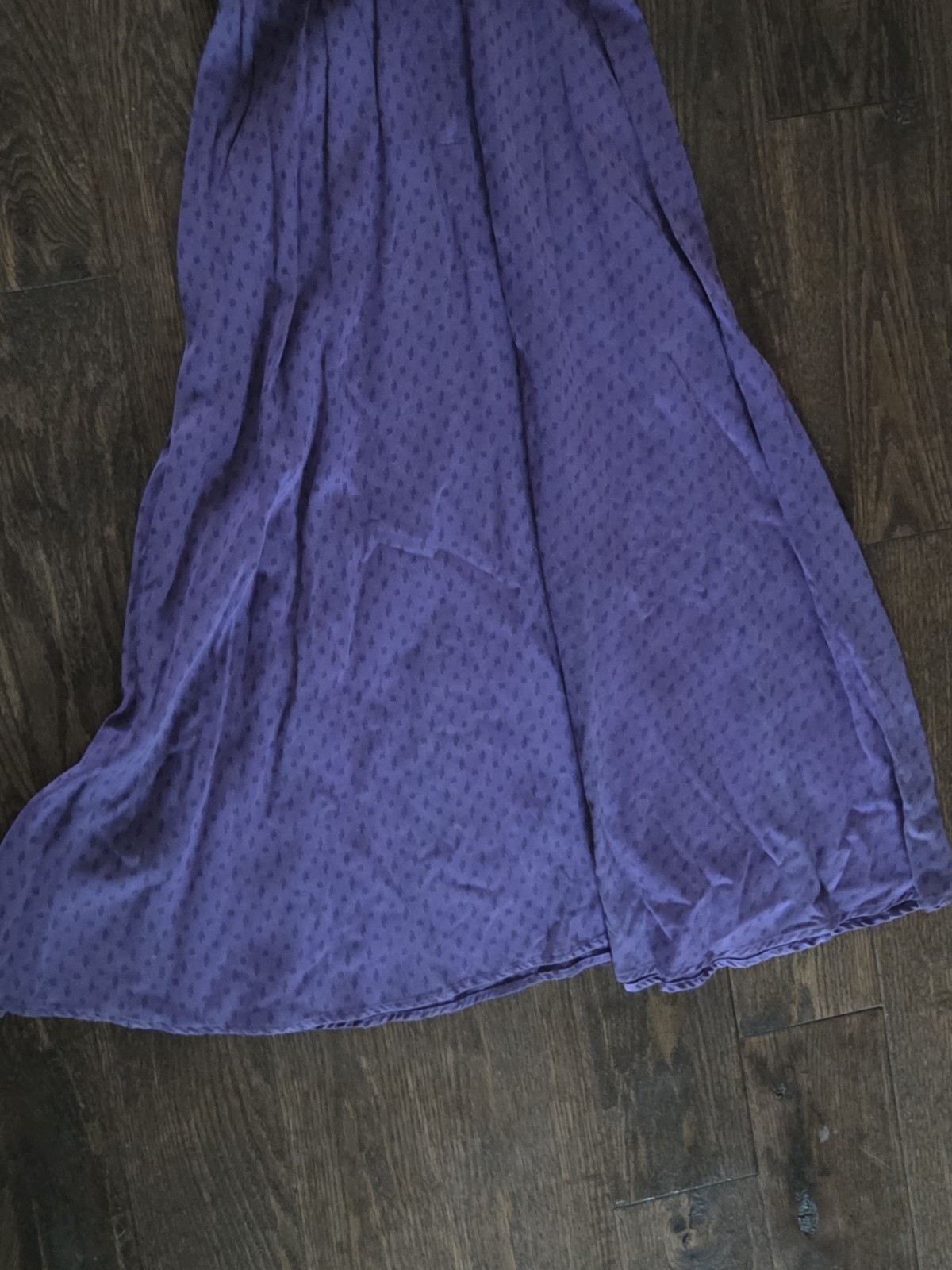 Vintage Rabbit Rabbit Rabbit Designs Purple Belted Midi Dress Sz 6 Dolman Sleeve