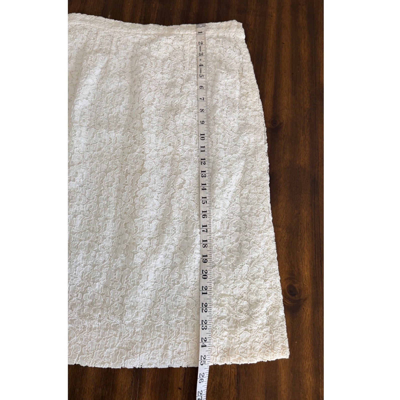 Vintage 1960s Ivory Lace Skirt Suit Set Peplum Jacket and Pencil Skirt 2 Piece