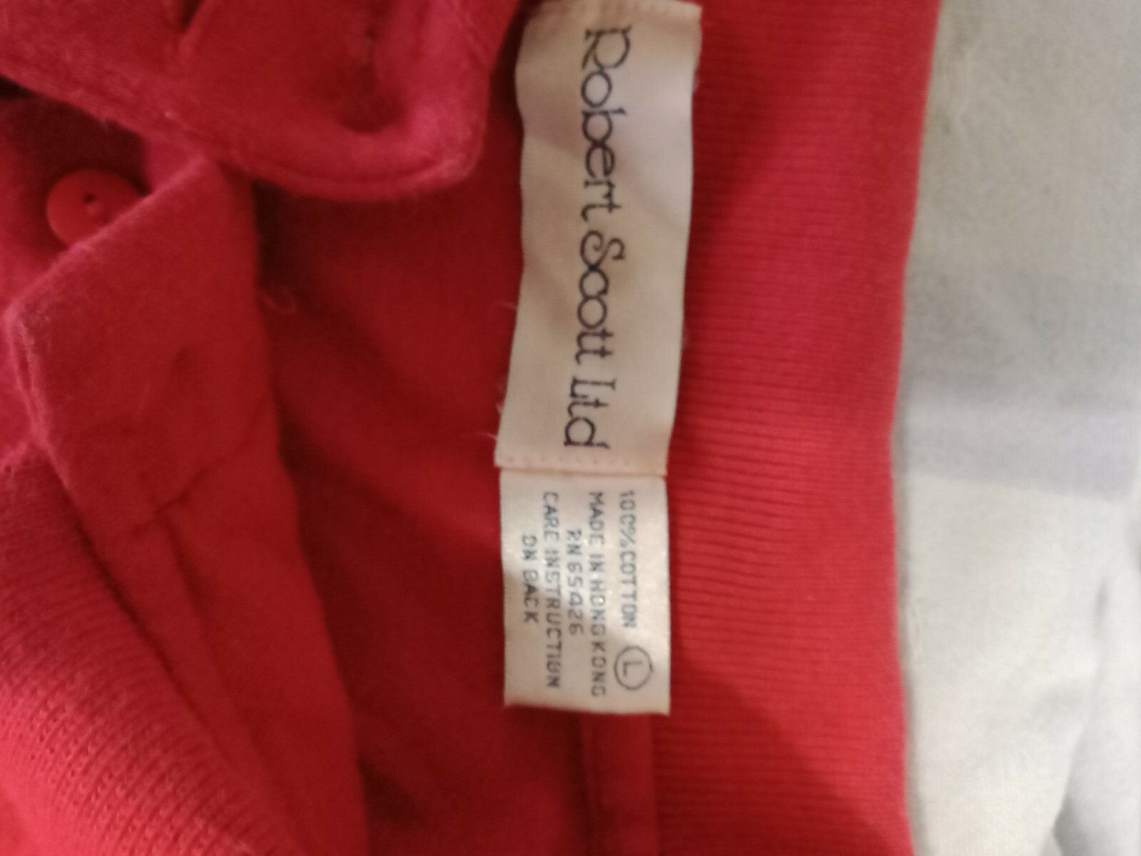 Vintage Robert Scott LTD Red Maxi Dress Womens Size Large (cb45)