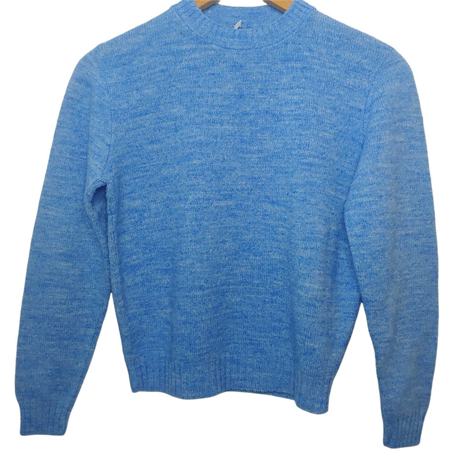 Vintage Sears Sweater Small Wintuck Acrylic Sweater Pullover Blue Classic Earthy