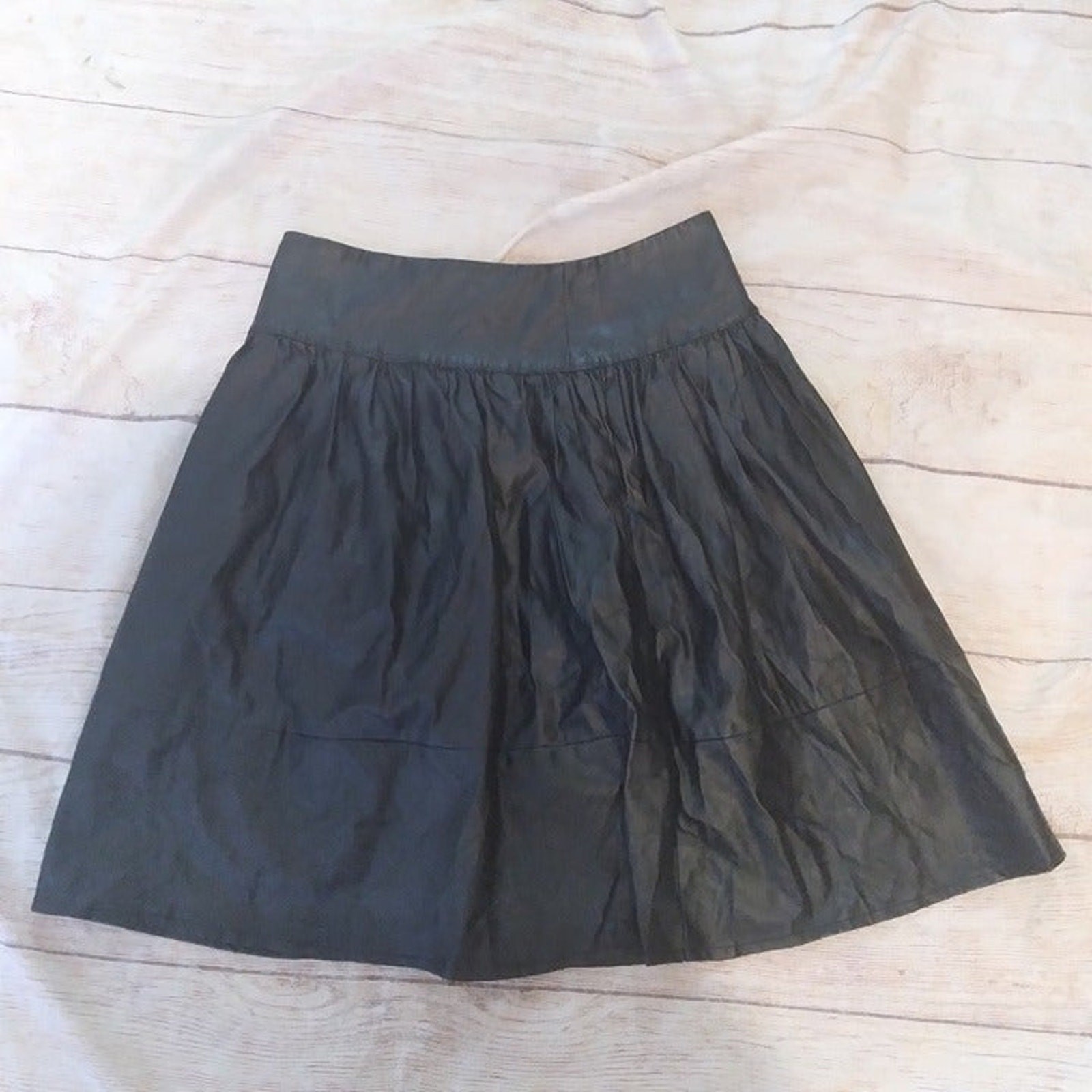 French Connections Pleather skirt size 8 NWT