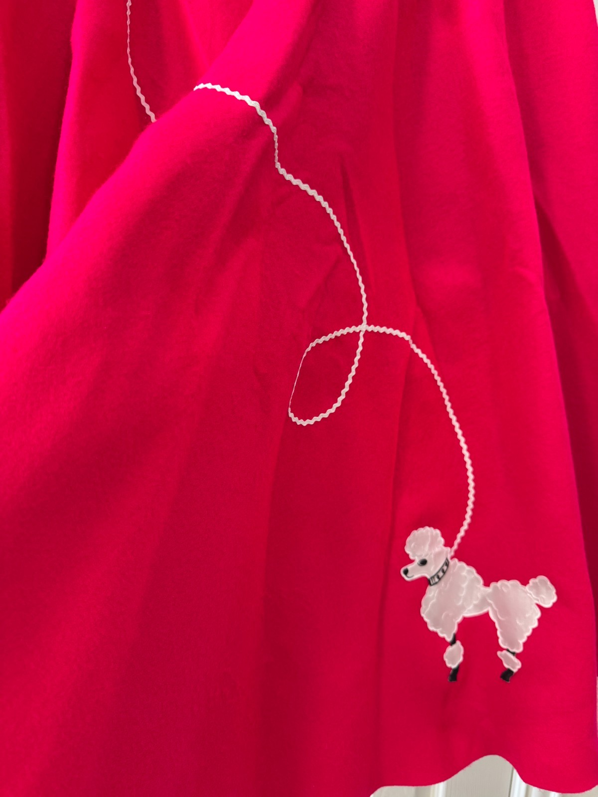 Vintage 1950s Style Poodle Circle Cape Skirt – Lip Top 50’s Shop, One Size