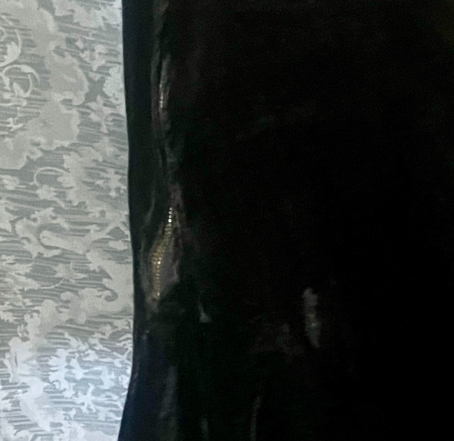 Charming 1920s Cotton, Rayon Velvet, Velveteen Tiered Black Skirt, Petite