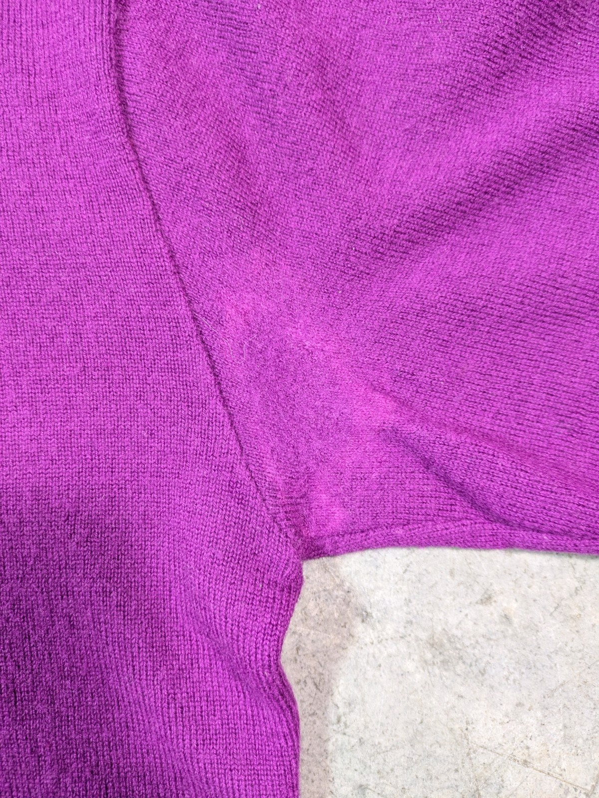 Vintage 70s 80s Women’s Pendelton Purple Wool Knit Pullover Sweater Petite M
