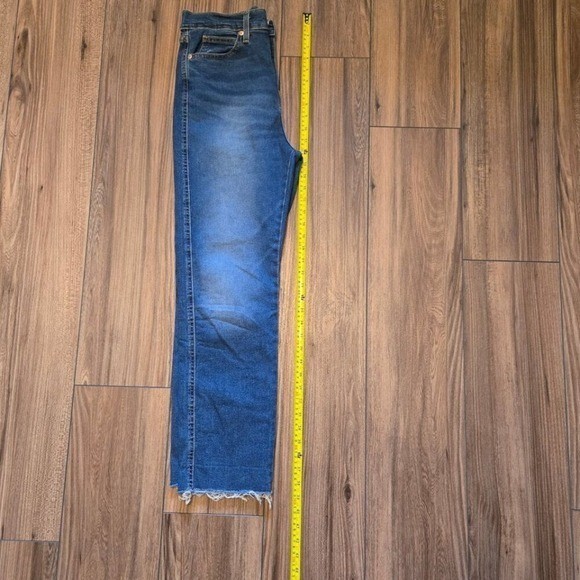 Signature b Levi Strauss Heritage High Rise Straight Crop Jeans Size 6