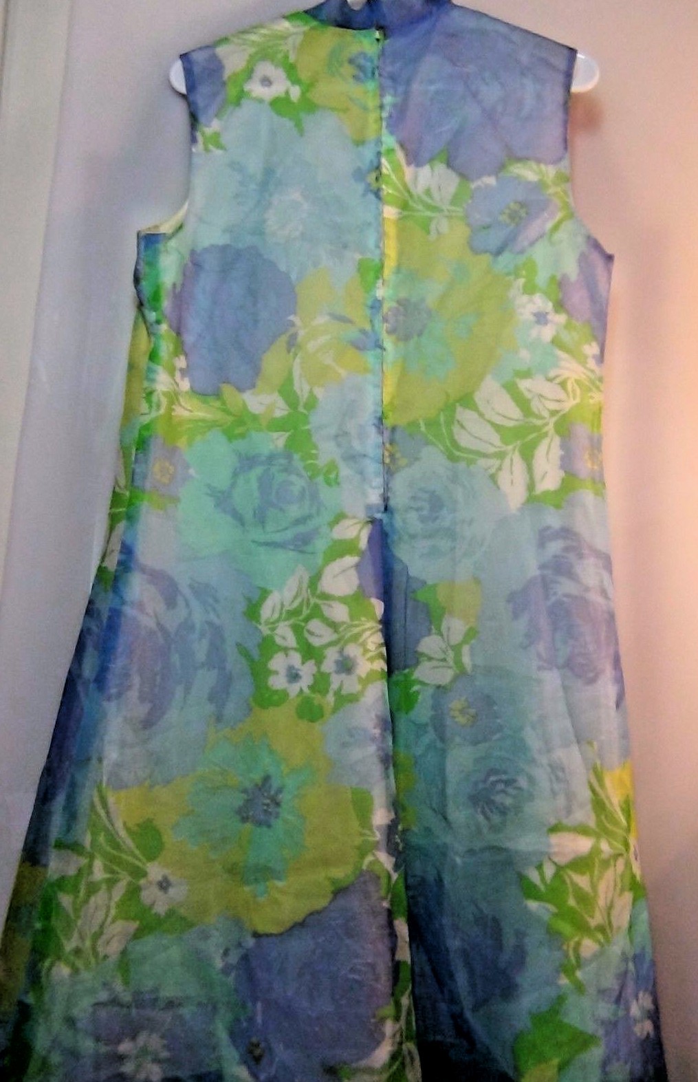 Vintage Floral 50’s Atomic Dress Casual Full Size 15-16 Made in California